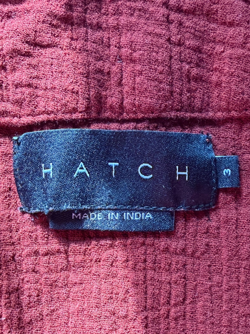 Hatch Deep Rust Red Midi Dress - Picture 9 of 9